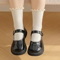 thumbnail image 6 of Odeerbi 5 PCS Ruffle Socks for Kids Boys Girls Cotton Crew Socks Children's Stacked Socks Mid Tube Socks, 6 of 9