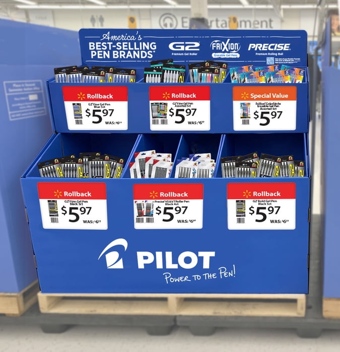 Pilot G2 Retractable Gel Ink Pens, Assorted Point Sizes, Assorted Colors, 5 Count