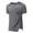 Grey, variant on Sycwsmn Summer Tops Men's Post Shoulder Recovery Shirts Full Tear Long Sleeve Chemo Port Access Shirt