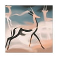 thumbnail image 1 of Wild Gazelle Freezing - Canvas, 1 of 10