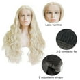 thumbnail image 6 of Unique Bargains Lace Front Wigs for Women 24" Blonde Long Fluffy Curly Wavy with Wig Cap Synthetic Fibre, 6 of 6