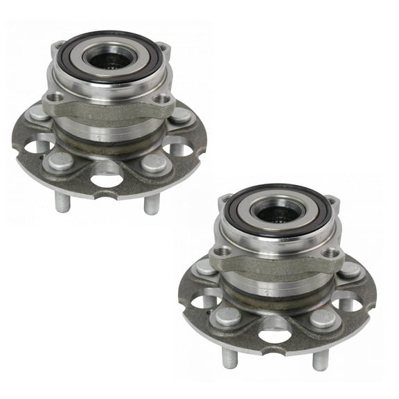 TRQ Rear Wheel Bearing & Hub Assembly LH RH Pair for Honda Crosstour Accord New BHA52006