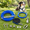Blue-100ft for 1 dog, variant on Dog Tie Out Cable 200ft Trolley Runner For Dogs Up To 250lbs Lead Yard Camping Outdoor With 8 Ft Nylon Bungee Sling Protect Trees