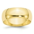 thumbnail image 1 of 10K Yellow Gold 8mm Half Round Band Size 12, 1 of 3