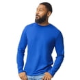 thumbnail image 4 of Gildan Softstyle Long Sleeve Tee for Men, Royal Crewneck T-Shirt, 4 Pack Shirts, S, 4 of 5