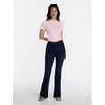 thumbnail image 2 of No Boundaries Stretch Denim Bootcut Jeans, 30" Inseam, Women's Sizes 00-20, 2 of 5