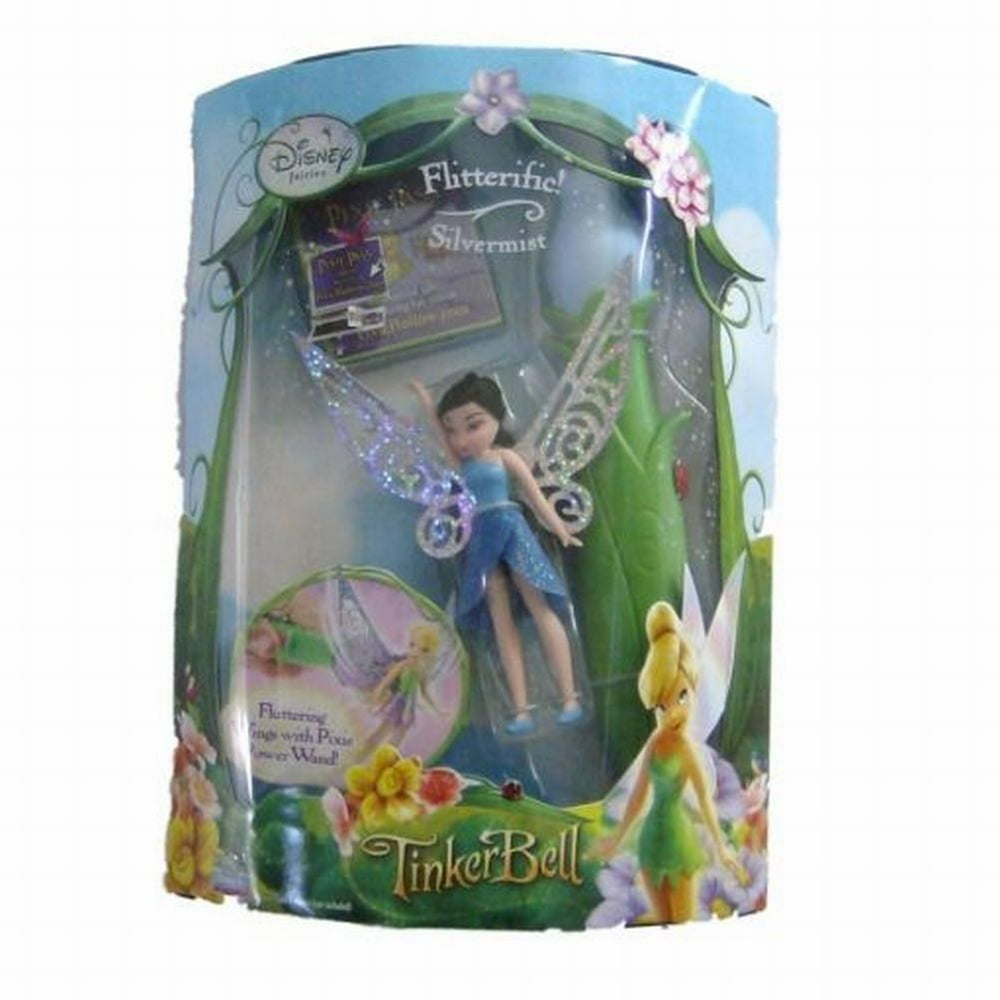 Disney Fairies Flitterific Silvermist Doll with Fluttering Fairy Wings
