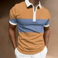 thumbnail image 2 of Sngxgn Men's Polo Shirt, Soft Polo Shirt, Short Polo Shirt(Orange,XL), 2 of 5