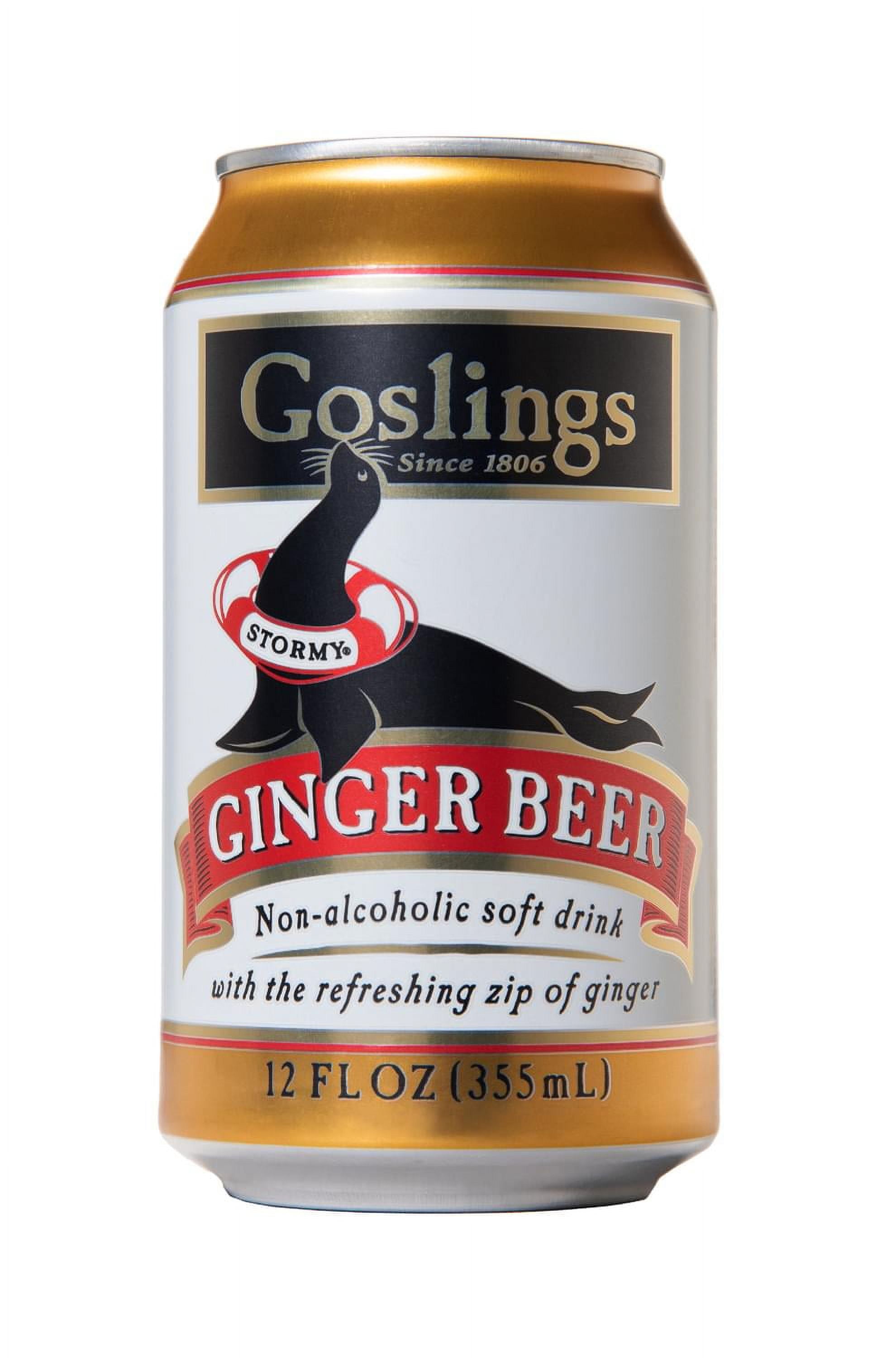 Goslings Stormy Ginger Beer Cocktail Mixer, 6-12 fl. oz Cans