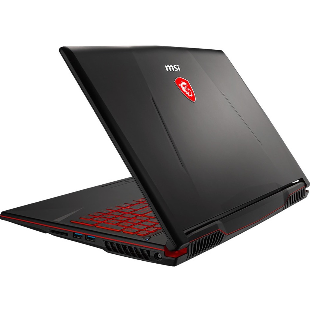 MSI 15.6" Full HD Gaming Laptop, Intel Core i5 i5-8300H, 8GB RAM, NVIDIA GeForce GTX 1050 4 GB, 1TB HD, Windows 10 Home, Black, GL63 8RC-499