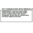 Thumann's White American Cheese, DeliSliced, Refrigerated