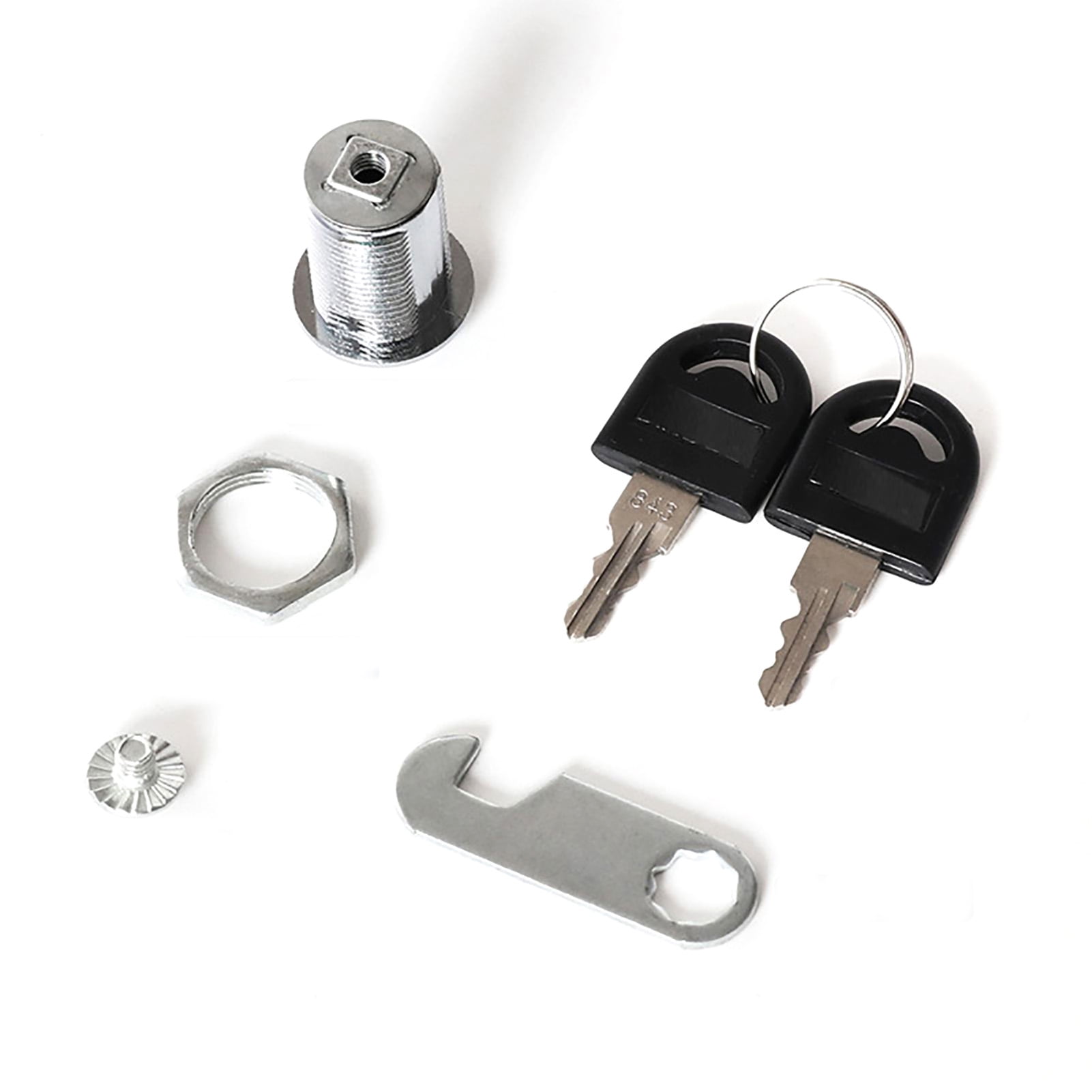 Serrure à Cames Tubulaire 19 Mm – Solide Et Anti-Corrosion Pour Portes, Armoires Et Tiroirs