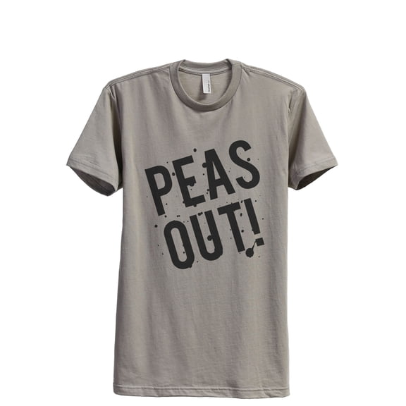Thread Tank Peas Out! Vegetarian Men's Modern Fit T-Shirt Tee