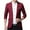 Burgundy1, variant on SWSMCLT Men's Single Breasted Casual Suit Separate Sport Coat Slim Fit Blazer Jacket Business Black1 38
