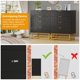 thumbnail image 4 of QinaQin Cómoda angosta de tela con 4 cajones, organizador compacto para recámara, clóset o sala, también funciona como buró moderno, 4 of 7