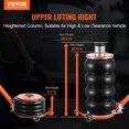 thumbnail image 2 of VEVOR Air Jack, 6 Ton/13000 lbs, 2-5 S Pneumatic Lifting Jack with Heightened Column & Adjustable Handle, Easy-to-Lift & Space-Saving Jack with Thick Rubber Pad, 2 of 9