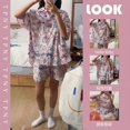 thumbnail image 1 of Pijamas Kawaii de Hello Kitty para mujer, ropa para el hogar de dibujos animados de Anime, Sanrio Y2K, pantalones cortos bonitos a la moda, conjunto fino de 2 piezas de verano 2023, 1 of 4
