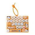 thumbnail image 2 of Cute Cat Keyboard Fidget Toy, 26 Button Clicker Keychain for Adults, Cat Fidget Toy, Focus Stress Relief Gift for Cat Lovers, Office, Travel, Party, Sensory Decompression, 2 of 7