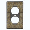 thumbnail image 2 of Metal Light Switch Plate Outlet Cover (French Victorian Frame - Single Duplex), 2 of 2