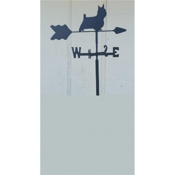 The Lazy Scroll westiein West Highland Terrier Westie Garden Mount Weathervane