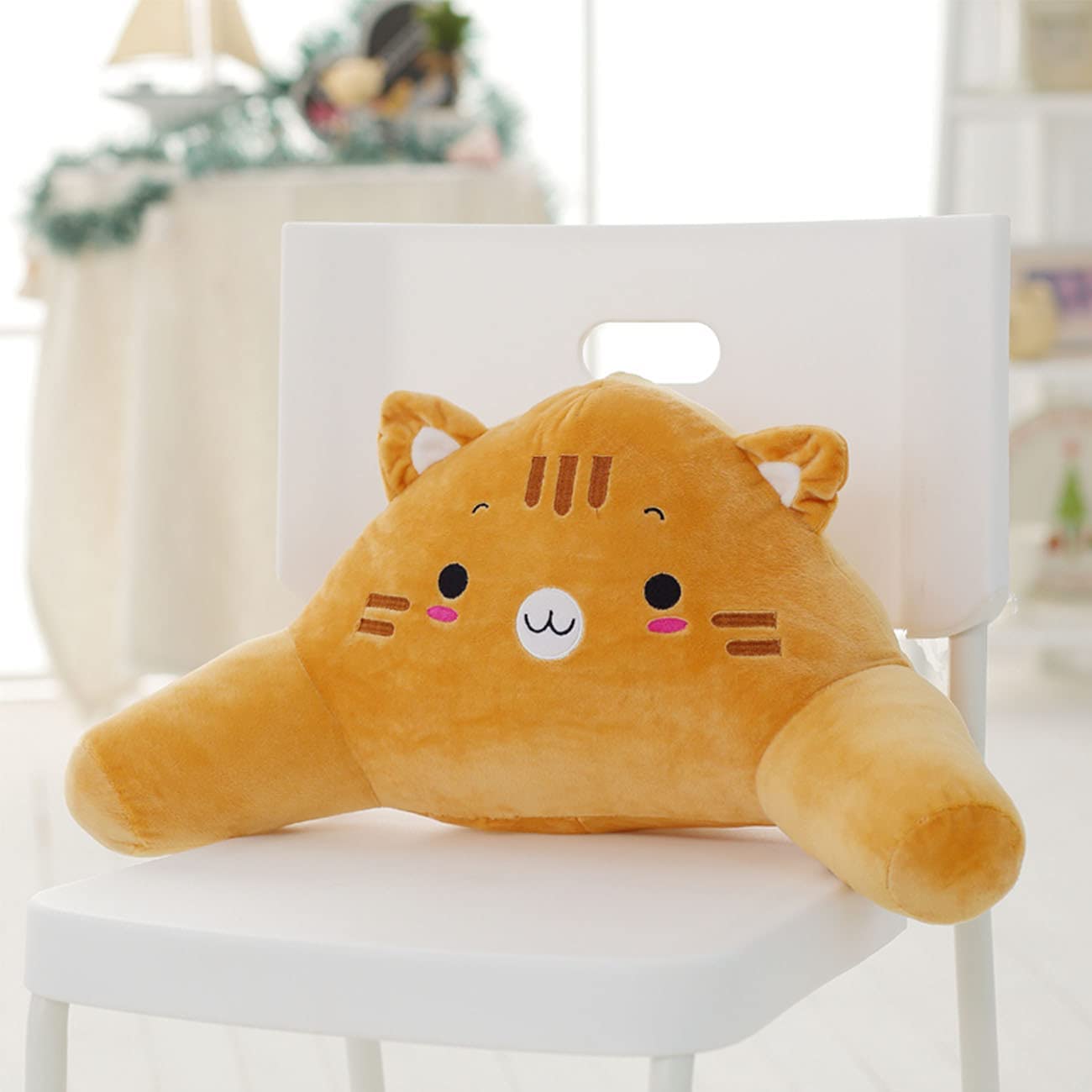 Coussin De Lecture En Forme De Capybara – 70x50 Cm, Rembourrage Coton PP, Housse Lavable – Support Dos Et Bras Pour Lit, Canapé, Sol - 7