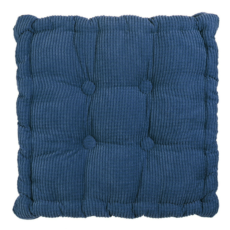 18x18 inches Square Chair Cuhsion Thicken Tufted Seat Cushion Pad Floor  Pillows for Dining Chair Sofa Patio Office Desk Chair 