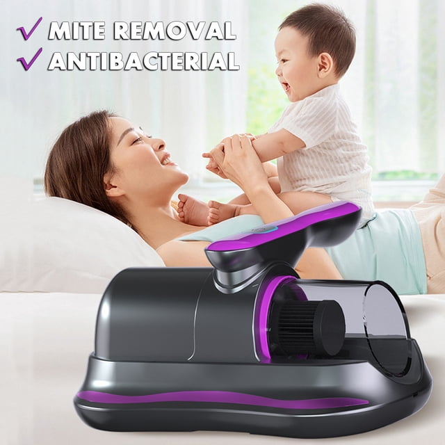 Xihbxyly Aspiradora Inalámbrica para Eliminar Ácaros de La Cama, Potente Succión de 8000 Pa, Multifunción, Carga Inalámbrica, Funcionamiento Silencioso, Limpieza Del Hogar, Diseño Ligero, Tamaño 25 X