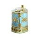 thumbnail image 1 of Caja para palillos de dientes, dispensador de palillos, soporte para caja, cubo para palillos de dientes, contenedor portátil Azul claro dorado, 1 of 9