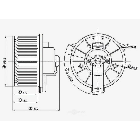HVAC Blower Motor