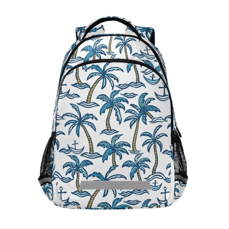 ALAZA Palm Trees and Spear Backpack Elementary School Bag Bookbag Travel Rucksack