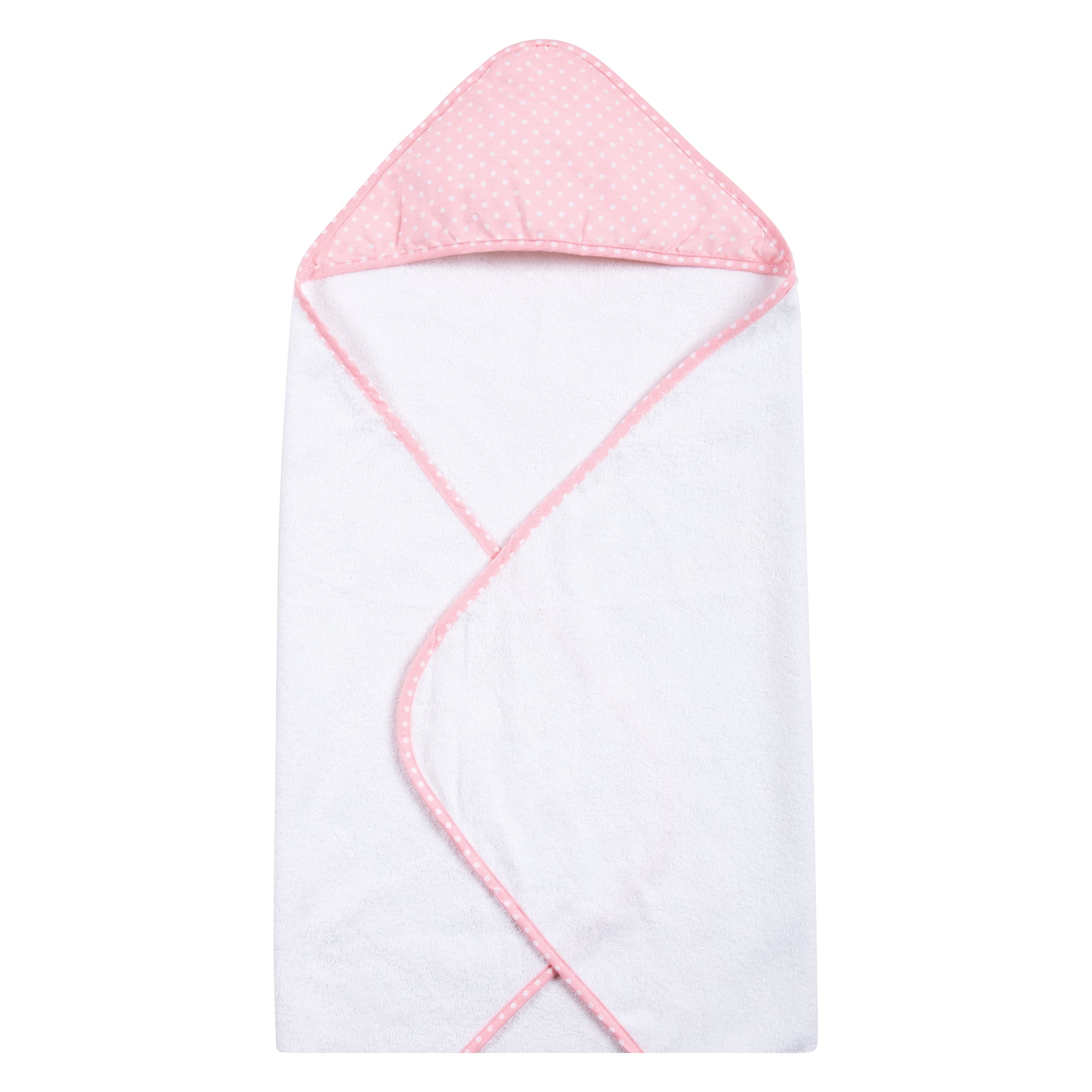 Pink Sky Dot Deluxe Hooded Towel