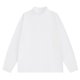 thumbnail image 1 of Blusa y camisas de cuello alto de manga larga para hombre, color liso, holgadas, de cuello alto simulado, camiseta de manga larga, camisa base de talla grande, sudadera con capucha para hombre, abrigo, 1 of 2