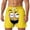 27-Yellow, variant on ibiyuan Men Swim Trunks 5 Inch 3d Cartoon Smile Face Funny Cargo Pocket Pool Shorts Elastic Waist Mens Bathing Suit Beach Swimwear