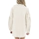 thumbnail image 3 of Chaqueta casual para mujer con manga abullonada, suave y agradable para la piel, transpirable, color puro, chaqueta con manga abullonada para mujer al aire libre interior Beige XL, 3 of 6
