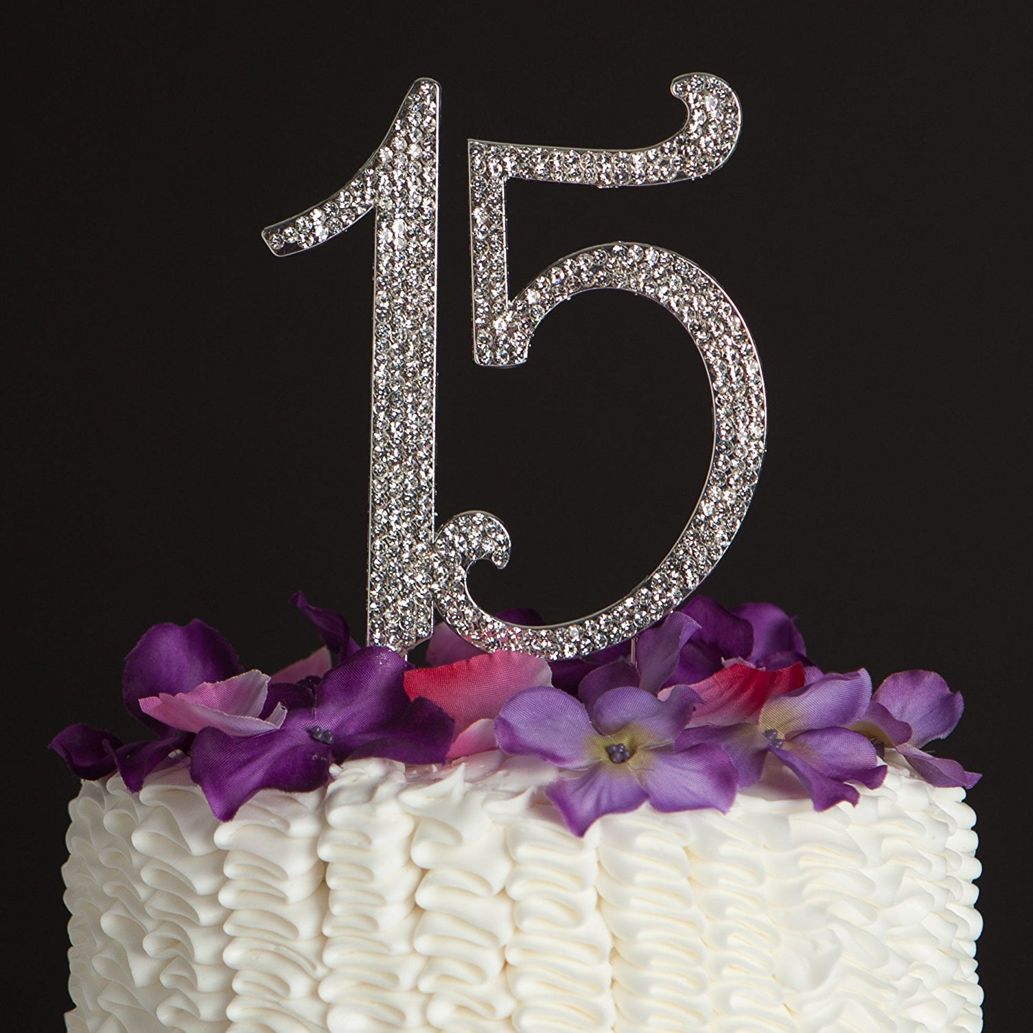 15 Cake Topper 15th Birthday Anniversary Quincea era Party Supplies 