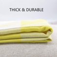 thumbnail image 5 of Juego de 2 fundas de almohada LIUYMXG de lino poliéster a cuadros de búfalo 18 x 18 pulgadas amarillo y blanco, 5 of 5