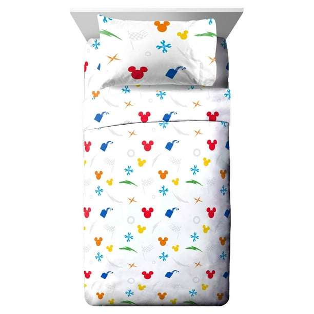 Mickey Mouse Roadster Racer Trophy Twin Sheet Set Com
