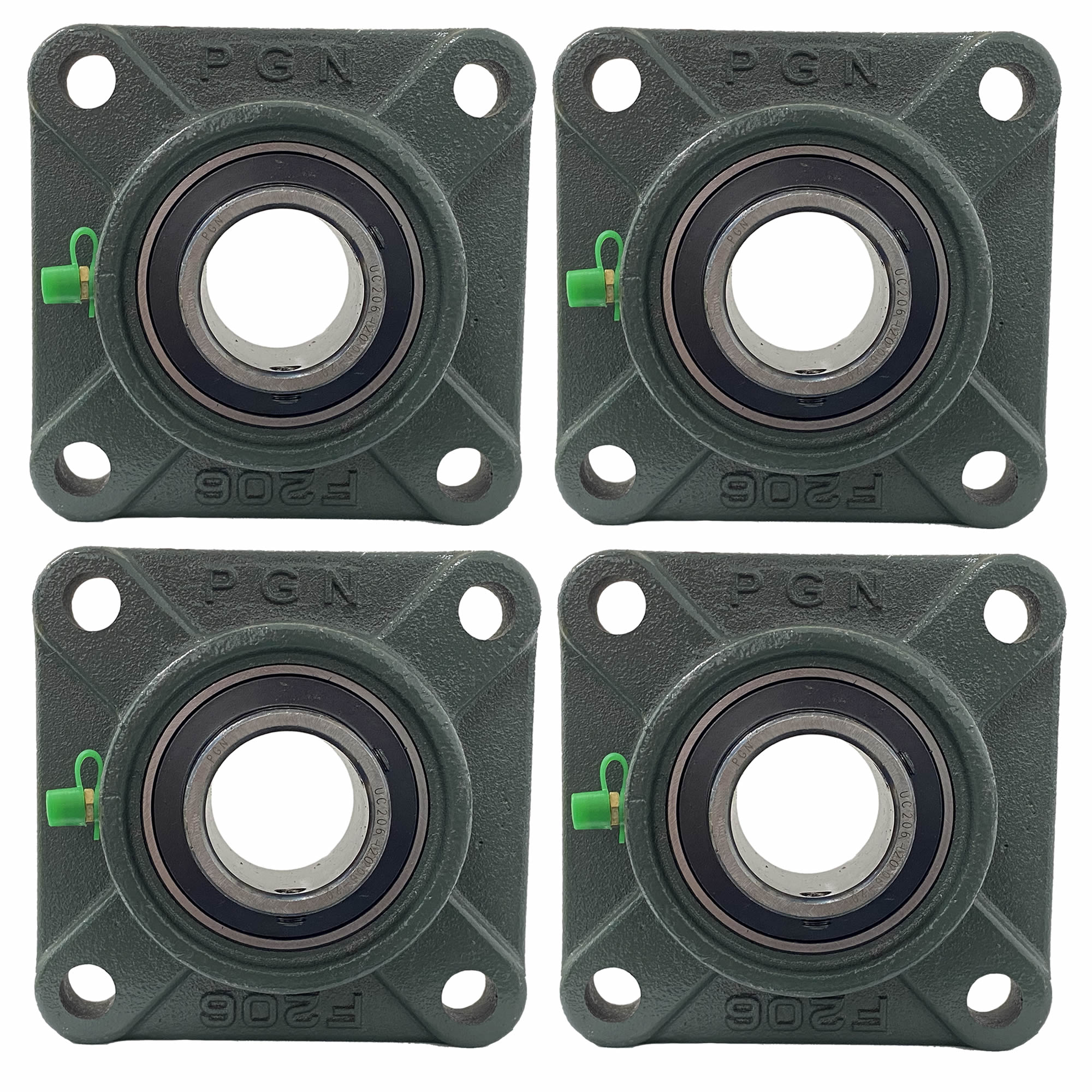 PGN UCF20620 Pillow Block Square Flange Mounted Bearing 11/4" Bore