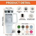 thumbnail image 2 of Nurse Gifts For Women Nurse Appreciation Gift Nursing School Graduation Nurse's Day Birthday Travel Tumbler Best Nurse Ever New Nurse Doctor Cup Tumbler 20oz (40oz Cup), 2 of 6