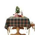 thumbnail image 5 of Topboutique Christmas Tablecloth New Year's Eve Vintage Checkered Decoration Tablecloth Rectangle Table Cover Perfect for Party Kitchen Dinner TableTopper 55*79 inch,Christmas Decorations, 5 of 8