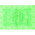 thumbnail image 1 of Ahgly Company Indoor Rectangle Oriental Green Modern Area Rugs, 6' x 9', 1 of 4