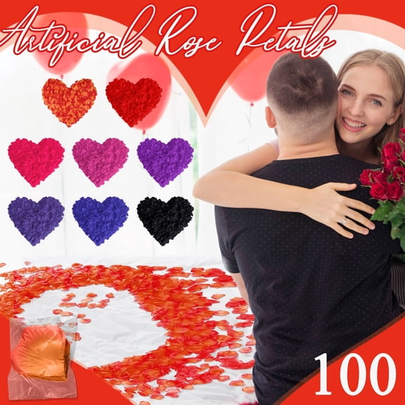 Apeya Artificial Rose Petals Silk Flower Petals Realistic Wedding Decor For Aisle Table Centerpieces Proposal Decorations Multicolor Options Available