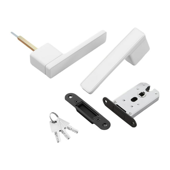 Lipstore Door Knob Door Handle Lock Modern for Right and Left Sided Doors Door Lever Door