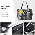 thumbnail image 3 of Easygdp Optical Zebra Illusion Bolsa de Viaje de Playa de Gran Capacidad, Bolsa Tote Perfecta para la Playa, Escapadas de Fin de Semana y Viajes, 3 of 7