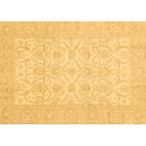 Ahgly Company Indoor Rectangle Oriental Brown Traditional Area Rugs, 8' x 12'