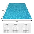 thumbnail image 3 of Balery Blue Glitter Manta de Felpa Suave y Acogedora – Cobija de Franela Aterciopelada para Cama, Lavable y Cálida para Sofá, Mascotas, Transpirable-50"x40", 3 of 7