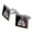 Silver, variant on Gemini Twins Zodiac Sign Horoscope in Space Square Cufflink Set - Silver or Gold