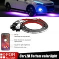 thumbnail image 3 of navor Car Under Glow Lights, Bluetooth App Control RGB Strip Lights with Music Sync Function, 3 of 8
