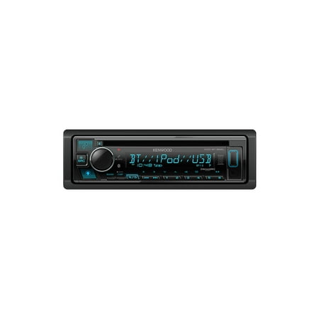 Kenwood - Bluetooth CD/Digital Media (DM) Receiver and Satellite Radio-Ready with Detachable Faceplate - Black