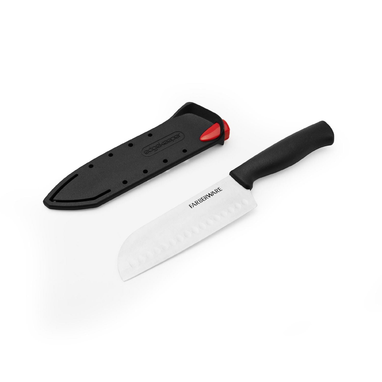 Farberware 5" Santoku Knife with Self Sharpening Sleeve, Santoku Knife